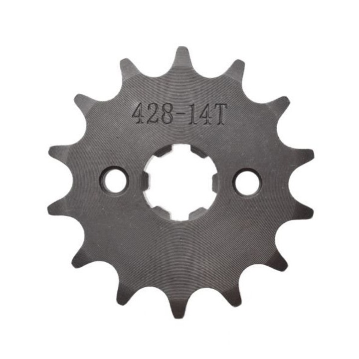 Pinion fata transmisie cross/moto, 14 dinti, pas 428, Derbi