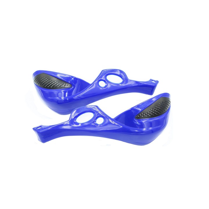 Set 2 protectii maini, prindere pentru ghidon 22mm, culoare albastru/negru