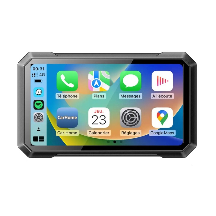Sistem de navigatie moto Mintech C7, suporta Android Auto & Apple Carplay, display 7", waterproof