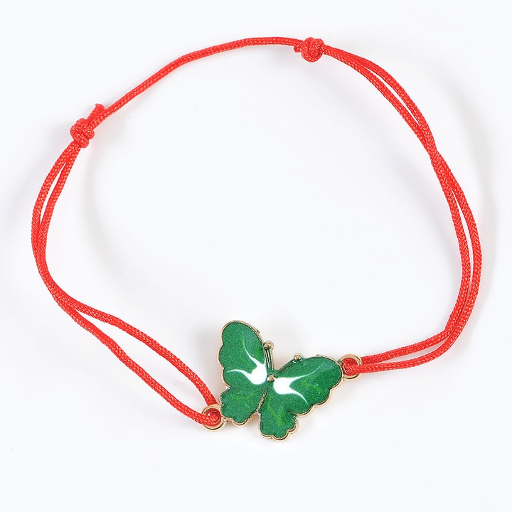Bratara cu fluture verde, Meli Melo Paris