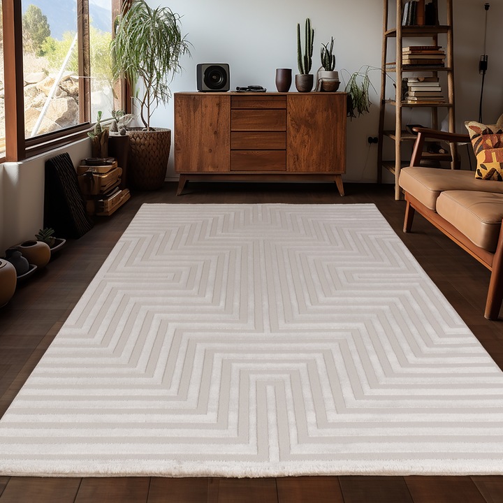 Килим, Ayyildiz Tapiche, Sahara V1 бежов 160 x 230 cm
