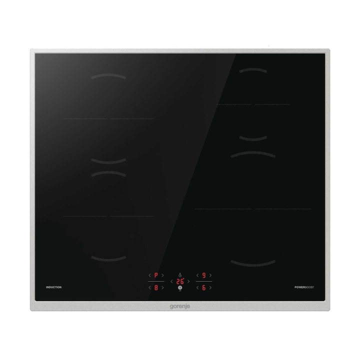 Plita incorporabila GORENJE GI6401BX, 4 arzatoare, Touch, inductie, negru