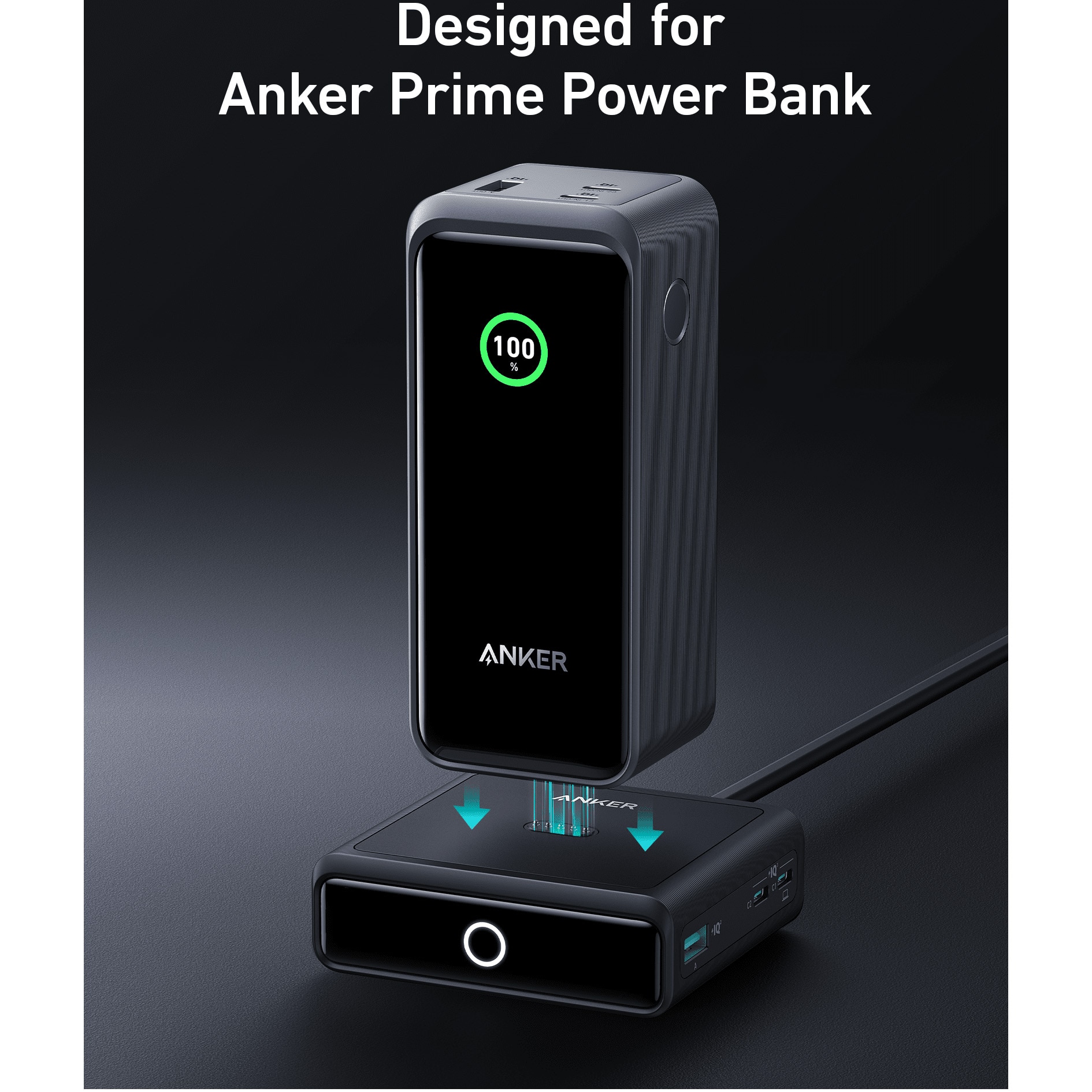 Baza de incarcare Anker, pentru baterii externe Anker Prime, 100W Baza de incarcare Anker, pentru baterii externe Anker Prime, 100W