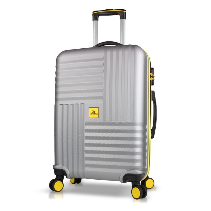 Troler Myvalice PLEOGRI, Gri, 67 x 44 x 26