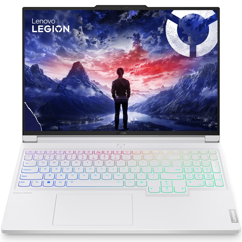 Laptop Gaming Lenovo Legion 7 16IRX9 cu procesor Intel® Core™ i9-14900HX  pana la 5.8 GHz, 16", 3.2K, IPS, 165Hz, 32GB DDR5, 1TB SSD, NVIDIA GeForce  RTX 4060 8GB GDDR6, No OS, Glacier