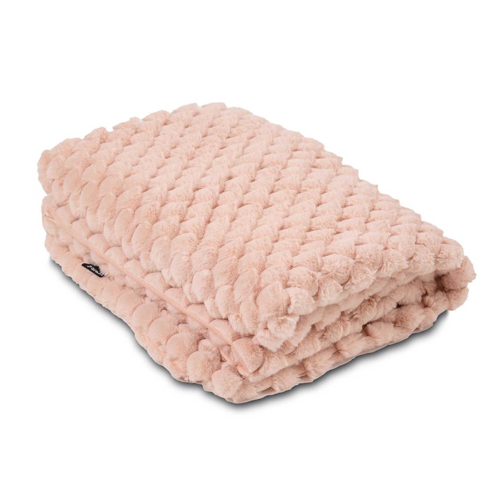 Одеяло TED BED EAD, Премиум плюш, розово, 150х200