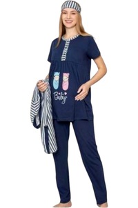 Compleu Lenjerie Sexy dama, 4 piese, din satin si dantela, negru ...