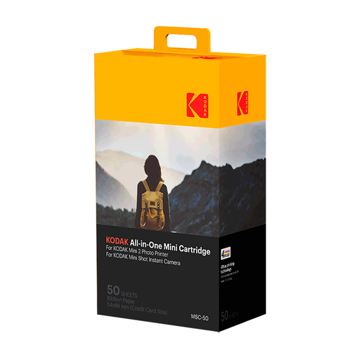 Kodak MSC50 fotópapír és patronkészlet Kodak Mini 2, Mini 2 Retro és Mini Shot 2 készülékekhez