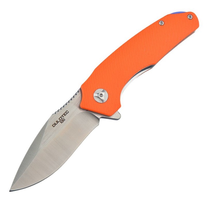 Нож, Dulotec, K263-OR, Сгъваем, Ежедневен, дръжка G10, Оранжев, D2 стомана
