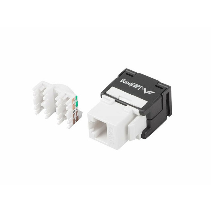 Priza RJ45 Lanberg KSU6-2000, femeie, negru