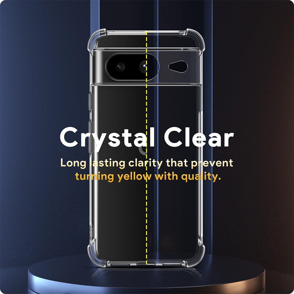 Husa compatibila cu Google Pixel 8, Protectie antisoc, Silicon Ultra Slim High Tech, Crystal Clear