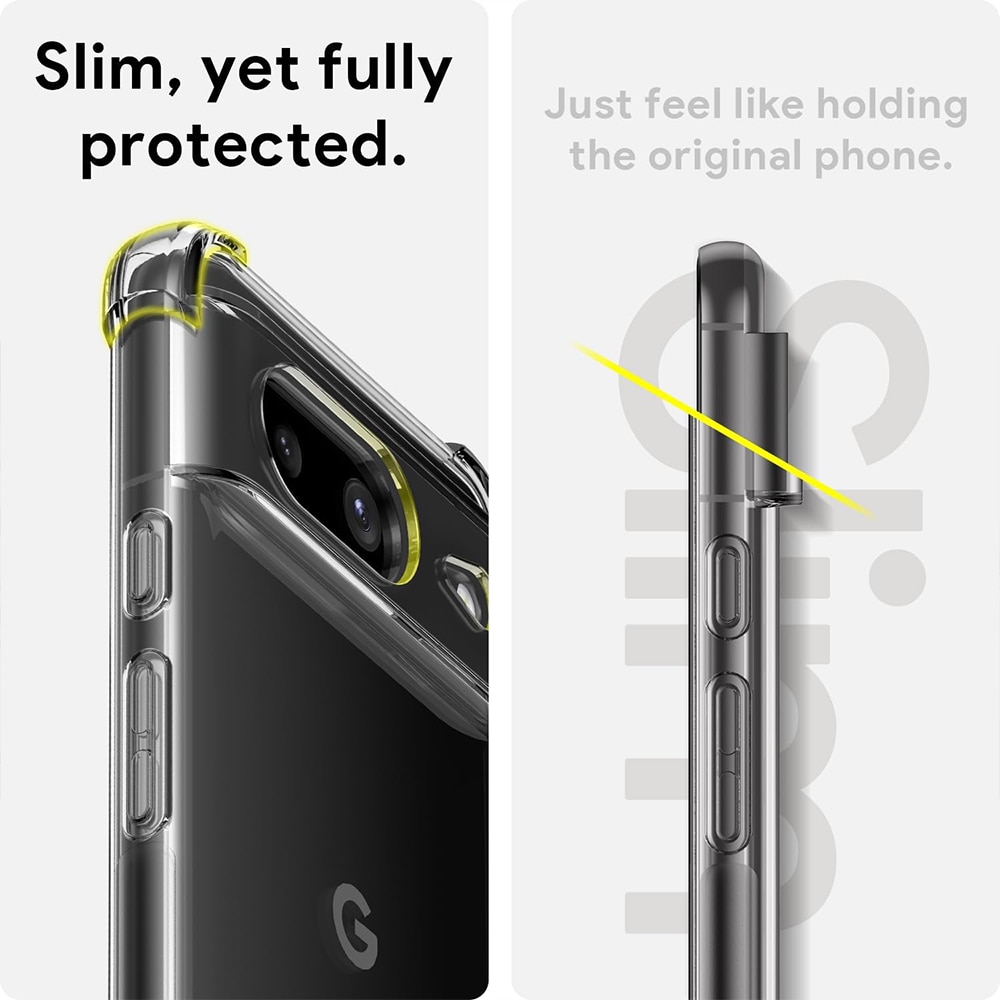 Husa compatibila cu Google Pixel 8, Protectie antisoc, Silicon Ultra Slim High Tech, Crystal Clear