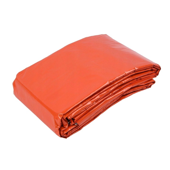 Sac de dormit termic, Polietilena, 210x90 cm, Portocaliu