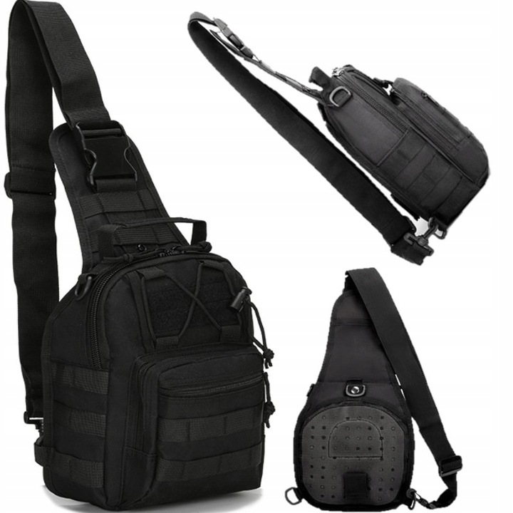 Rucsac sport, Nylon, Negru