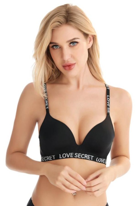 WildFashion melltartó, poliészter, fekete, Fekete