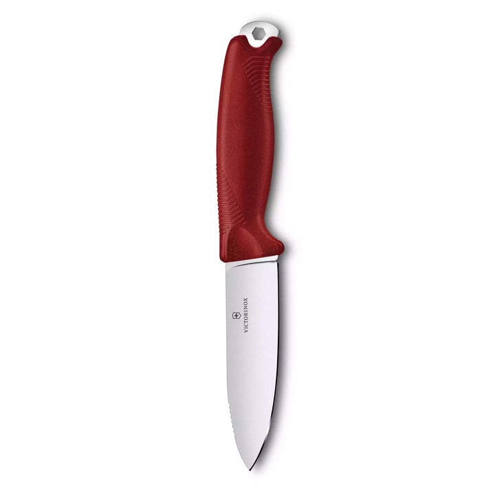 Cutit de outdoor, VICTORINOX VENTURE, lama 10.5 cm lungime, full tang, maner rosu