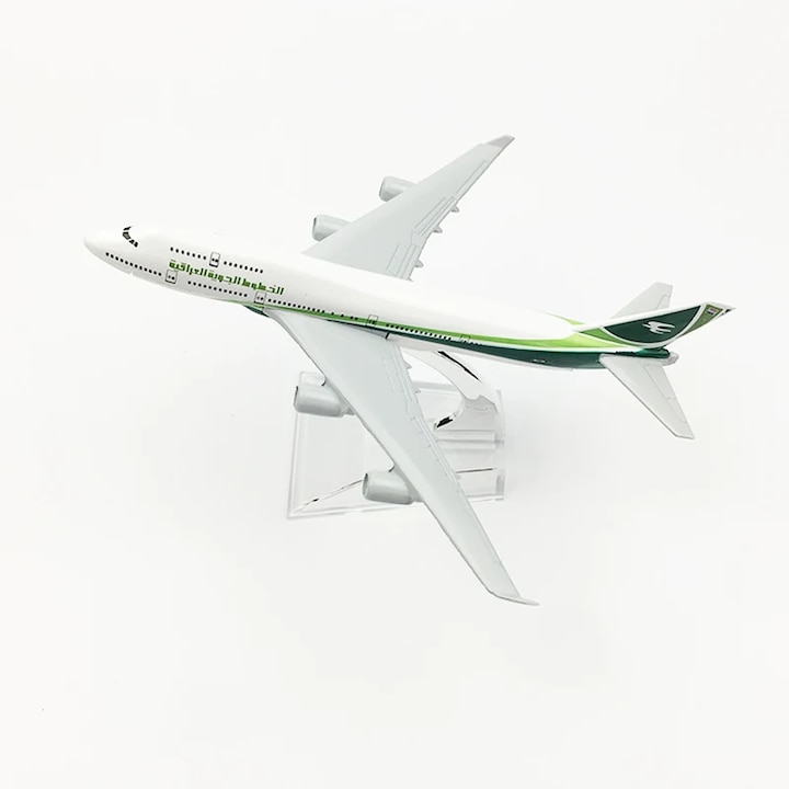 Модел на самолет Boeing B747 на Iraqi Airways, 16 см, 1:400