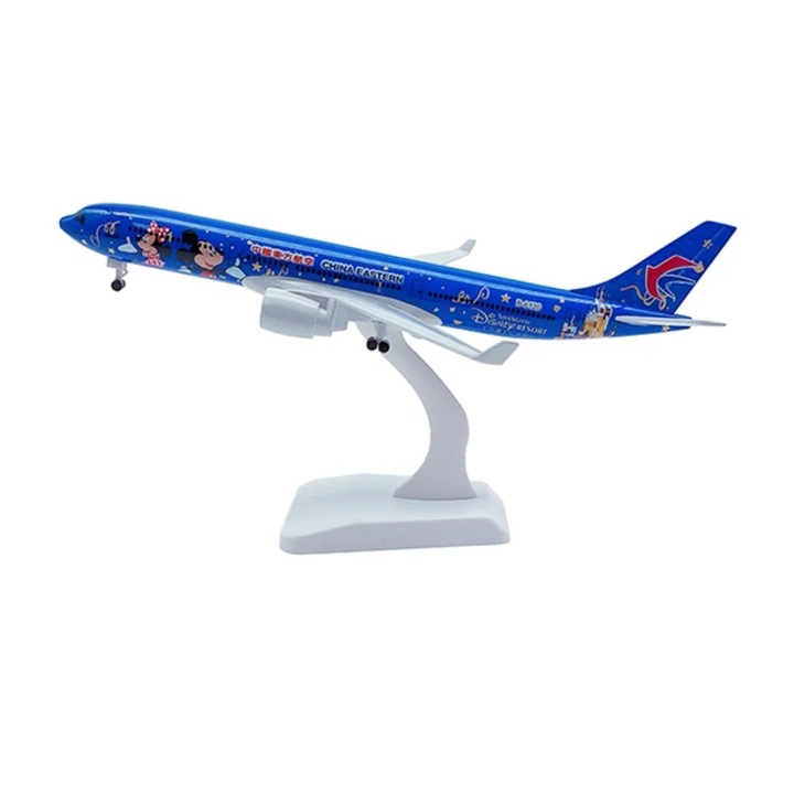 Модел на самолет China Eastern Airlines Airbus A330, Animated A, 20 см, мащаб 1:250