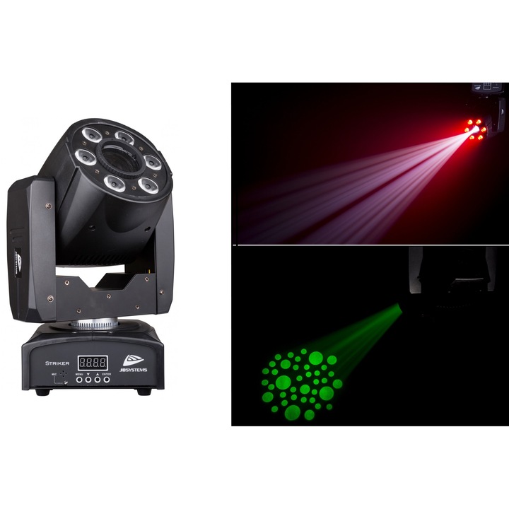 Proiector lumini, JBSYSTEMS, Negru