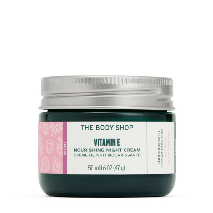 Crema de noapte pentru ten Vitamin E, The Body Shop, 50 ml