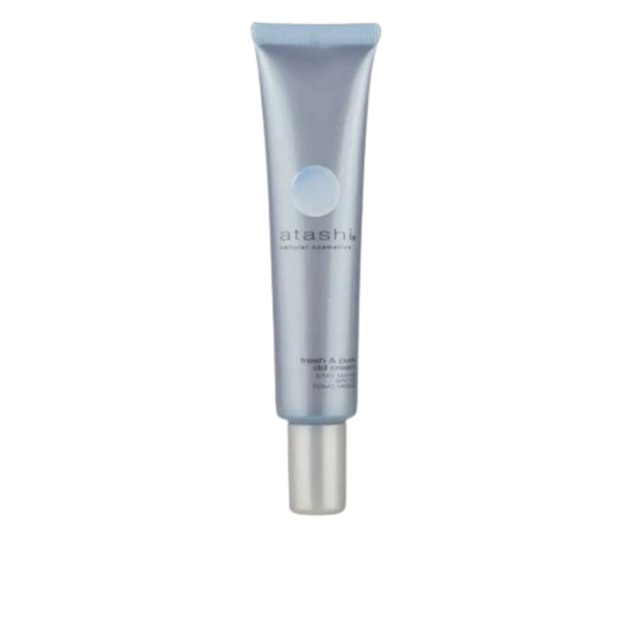 Crema faciala nuantatoare hidratanta cu efect de matifiere atashi FRESH & PURE DD medio 40 ml