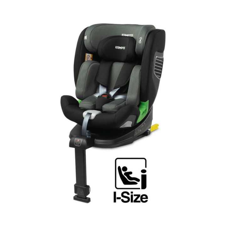 Gyerek autósülés, Caretero, Isofix System, Forgatható, 150 cm, Fekete