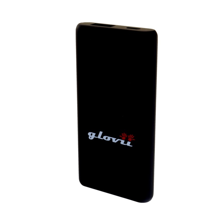 Power bank Glovi, 2500mAh, fekete