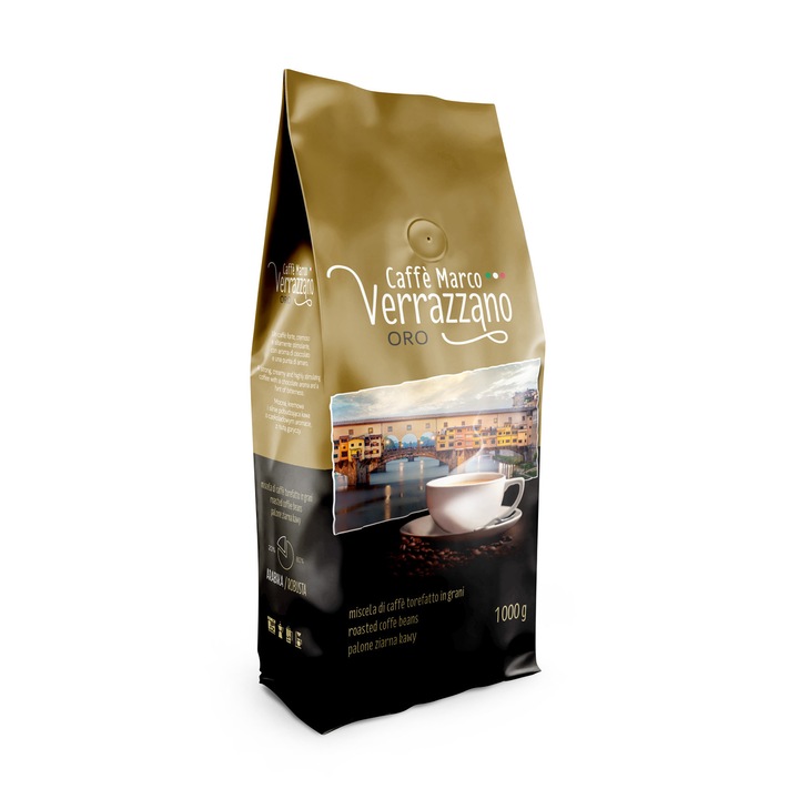 Cafea boabe, Caffe Verrazzano, Marco Verrazzano Oro, 1kg