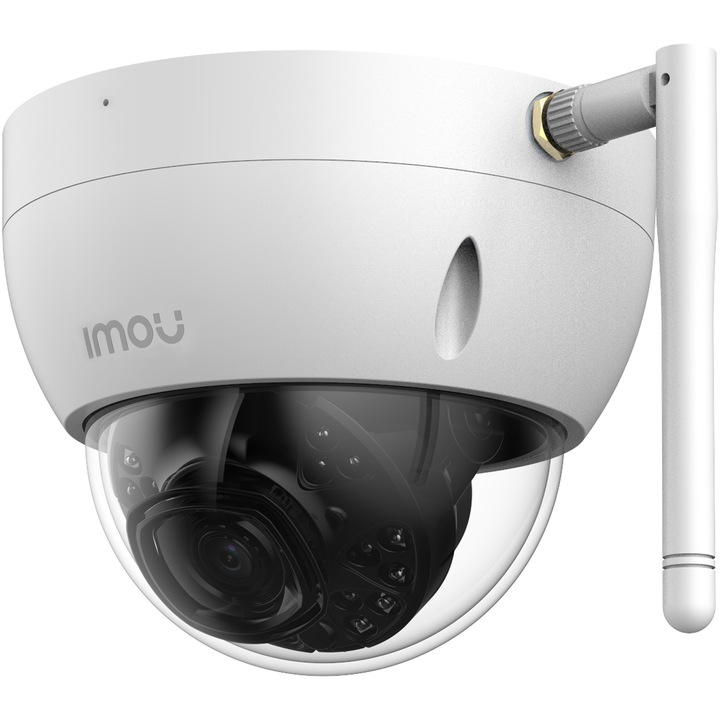 Камера за наблюдение IMOU IPC-D32MIP Dome Pro IP Wi-Fi, 3MP, 2K Full HD, 2304x1296, IR 30m, 2.8mm обектив, Микрофон, IP67