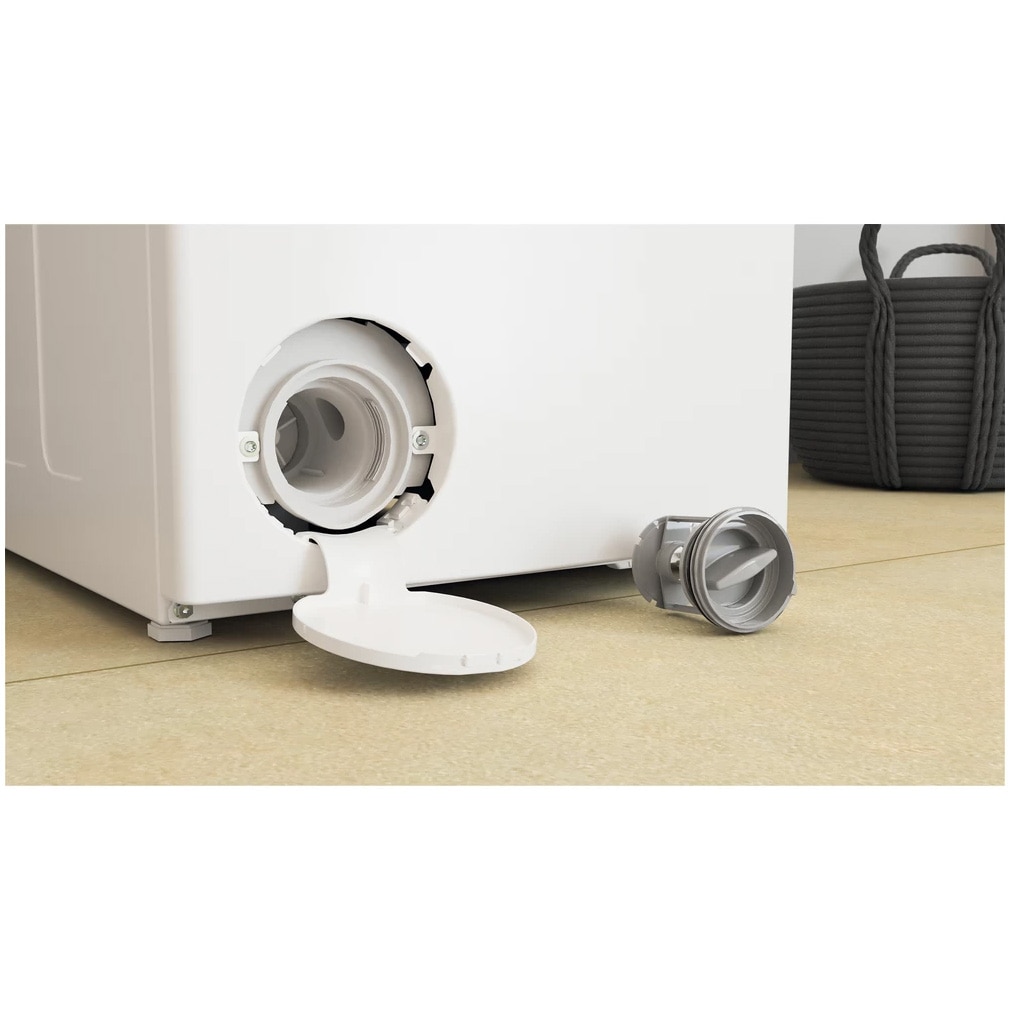 Masina de spalat rufe cu incarcare verticala Whirlpool TDLR 6040L EU/N, 6kg, 1000 rpm, Clasa C, Display LED, Tehnologia Al 6-lea Simt, Alb