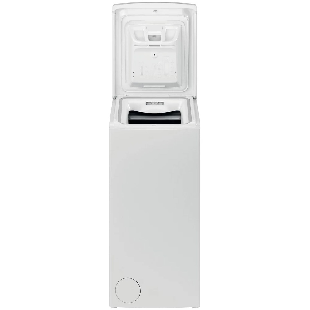 Masina de spalat rufe cu incarcare verticala Whirlpool TDLR 6040L EU/N, 6kg, 1000 rpm, Clasa C, Display LED, Tehnologia Al 6-lea Simt, Alb