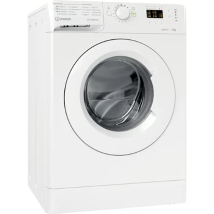 Пералня Indesit New MyTime MTWA 71252 W EE, 7 кг, 1200 об/мин, Клас E, Fast Cycles, LED Display, Бял