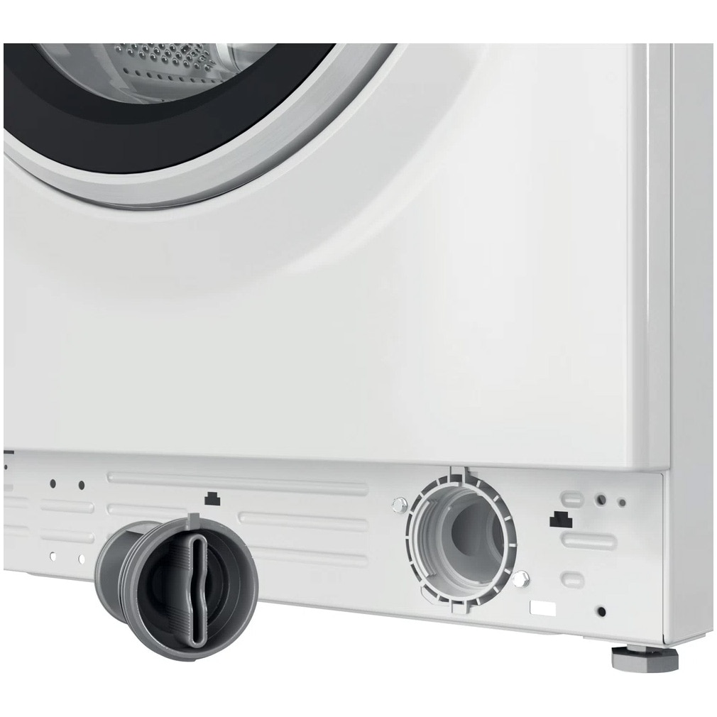 Masina de spalat rufe slim Whirlpool WRBSS 6249 S EU, 6 kg, 1200 rpm, Clasa C, Motor Inverter, Display digital, Alb/Negru