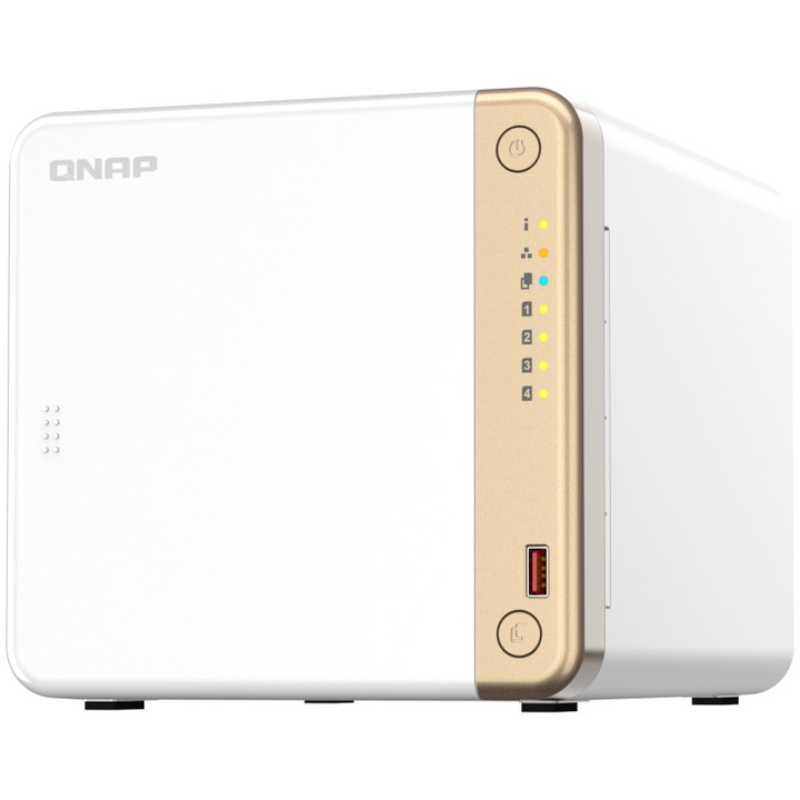 Network Attached Storage Qnap TS-462 с процесор Intel® Celeron® N4505 2,9 GHz, 4-Bay, 4 GB DDR4, 2,5 GbE порт