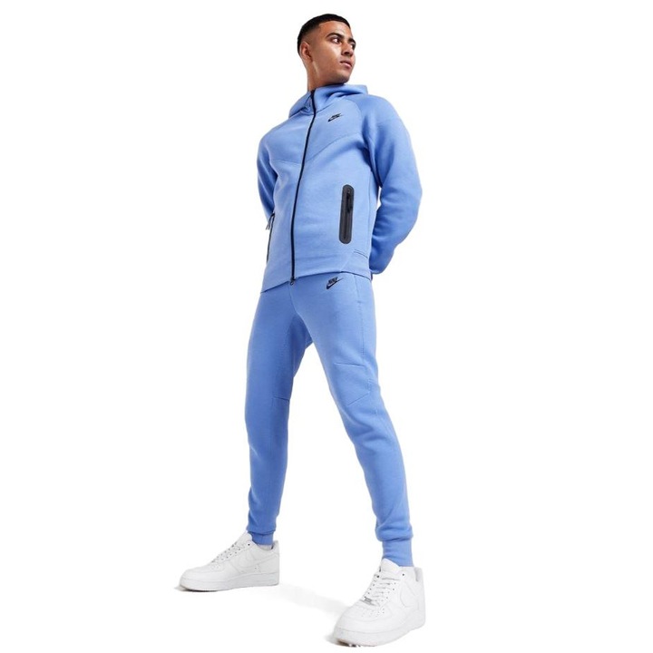 Pantaloni sport pentru barbati, Nike, Fleece, Albastru 2XL