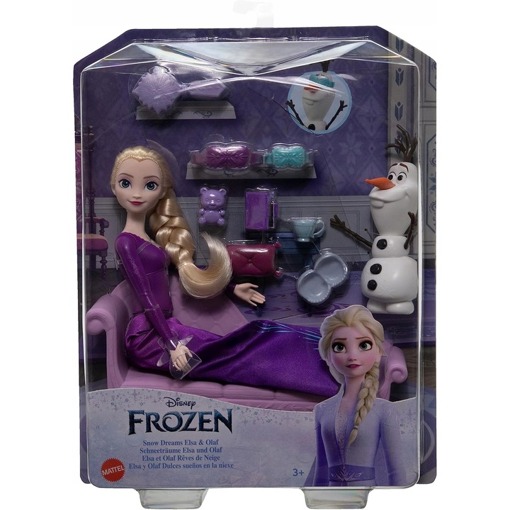 Кукла Frozen Disney Snow Dreams - Елза и Олаф, Mattel