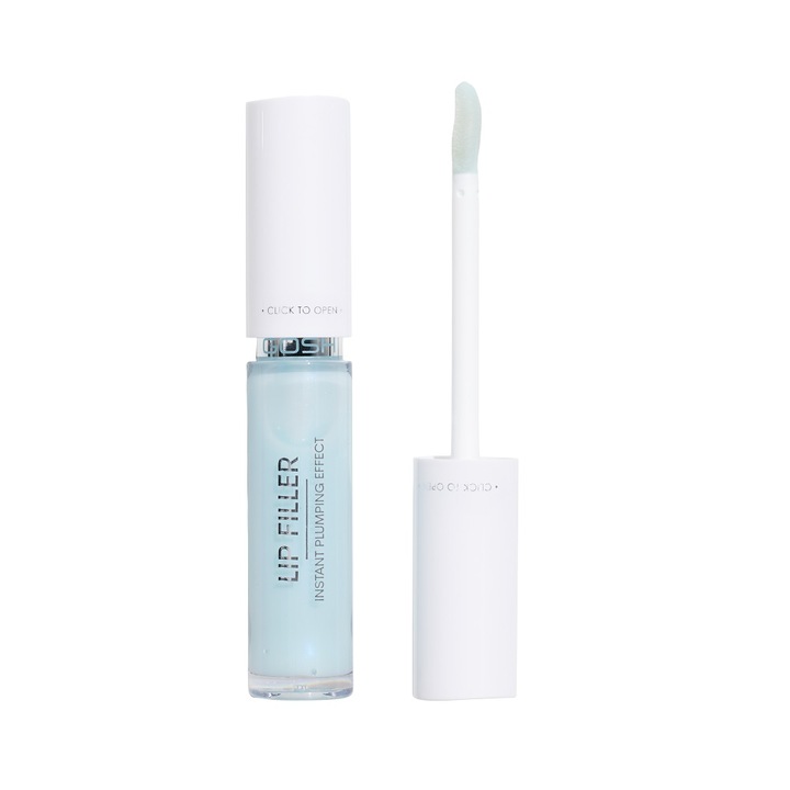 Luciu de buze, Gosh Lip Filler, Efect de volum, Hidratare, Menta, 8 ml