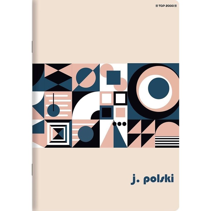 Set 10 caiete TOP 2000, A5, 60 file, Multicolor