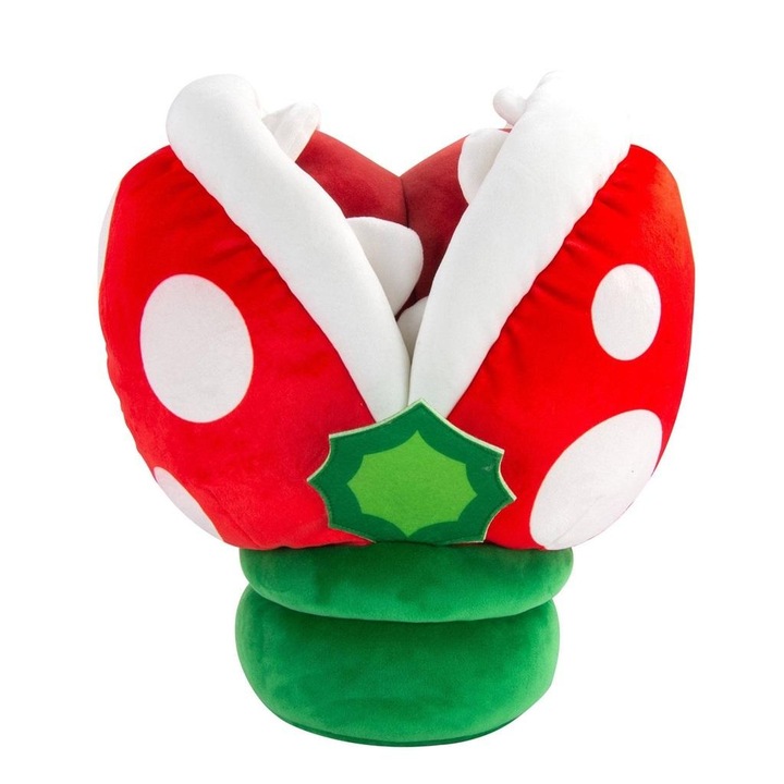 Jucarie de plus, TOMY, Model Piranha Plant, Super Mario, 33cm, Multicolor