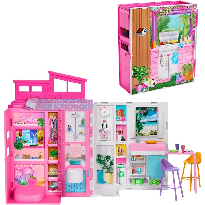 Къща за кукли, Barbie Cozy House, Multicolor
