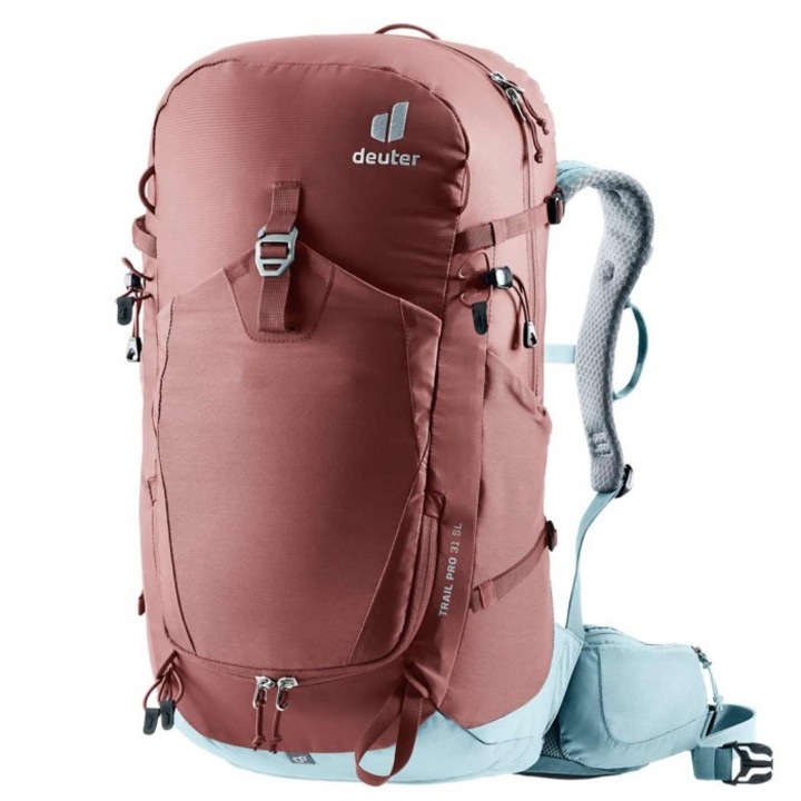 Rucsac drumetie, Deuter, Trail Pro 31 SL, Poliamida/Poliester, 31l, 30x59x19cm, Maro