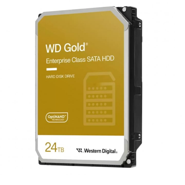 Твърд диск WD Gold, 24TB, 3.5" SATA