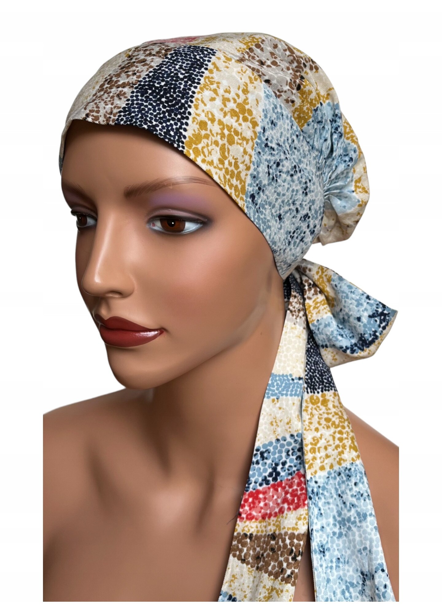 Turban dama, Eva Design, Viscoza, Multicolor - eMAG.ro