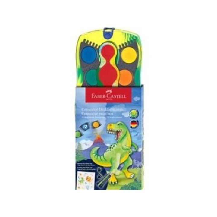 Acuarele, Faber-Castell, 12 culori, Multicolor