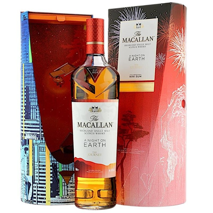 Whisky Macallan A Night On Earth The Journey 2023, Single Malt 43%, 0.7l