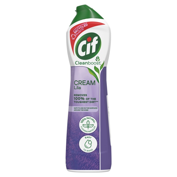 Solutie crema de curatat bucatarie, Cif, Cleanboost, 500 ml