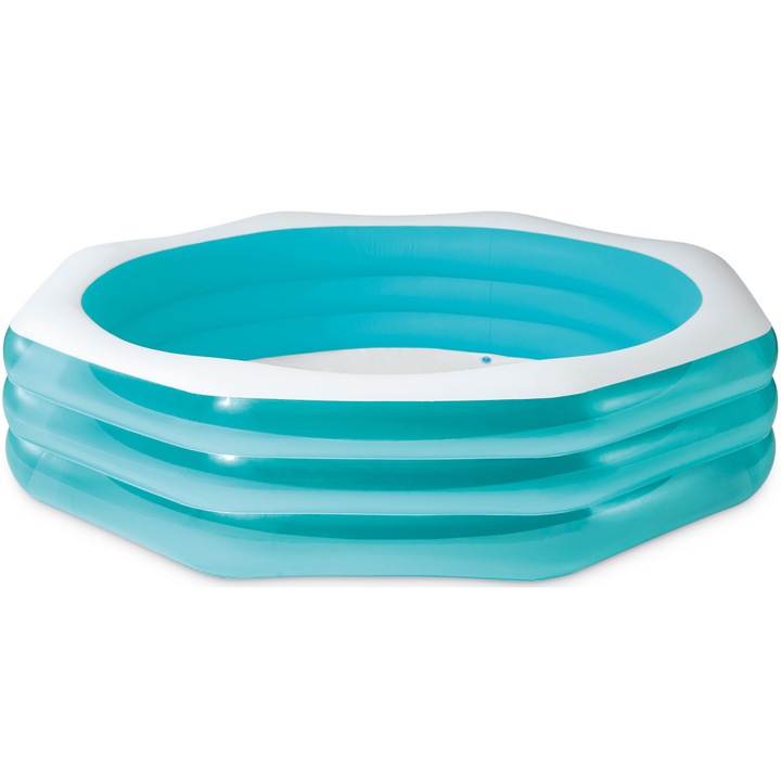 Intex felfújható medence - Swim Center, családi medence, nyolcszögletű, 254 x 254 x 56 cm