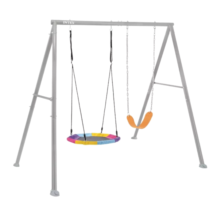 Spatiu de joaca 2 in 1 Intex, gri, 267 x 254 x 211 cm