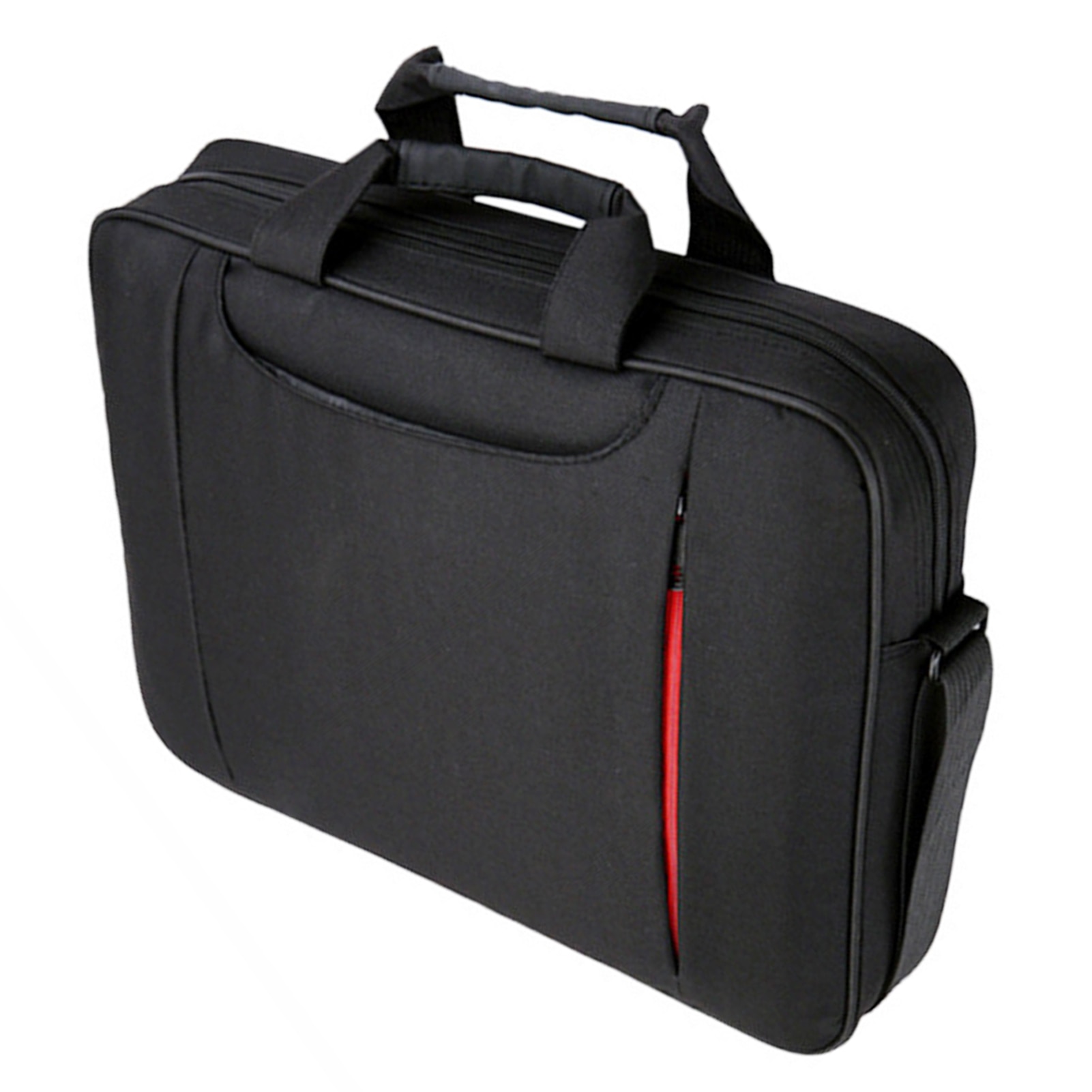 Geanta laptop, nylon, negru, 40x10x30cm