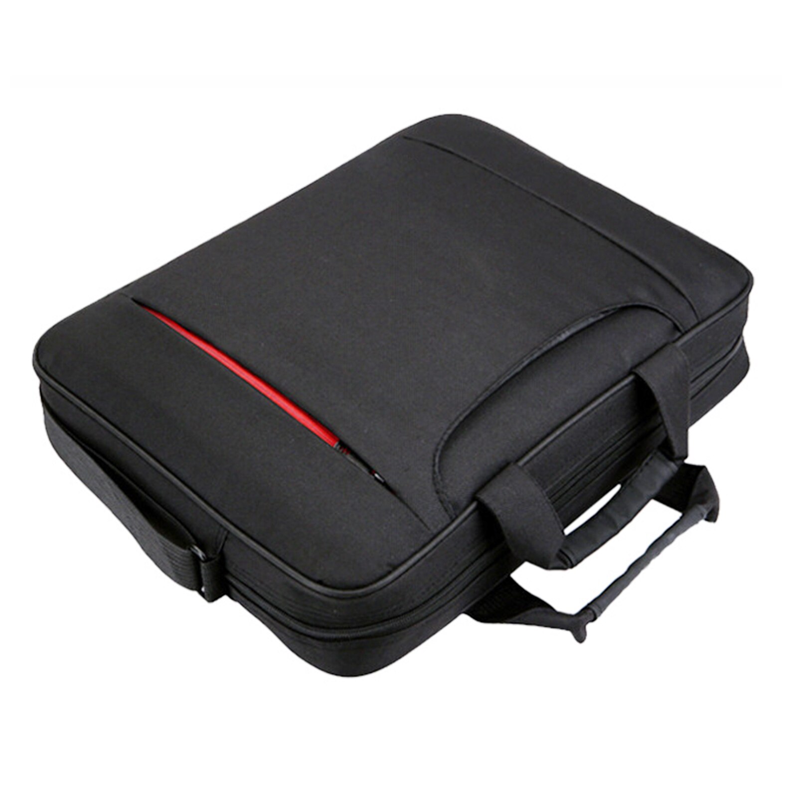 Geanta laptop, nylon, negru, 40x10x30cm